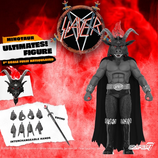 Amazon.com: Super7 ULTIMATES! Slayer Show No Mercy Minotaur